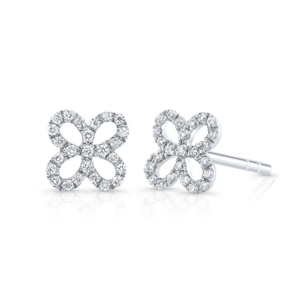 Wallflower Diamond Stud Earrings