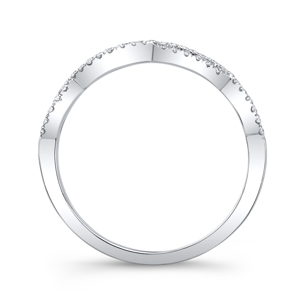 Half Set Diamond Infinity Band | Wedding & Bridal Jewelry | Anye Designs