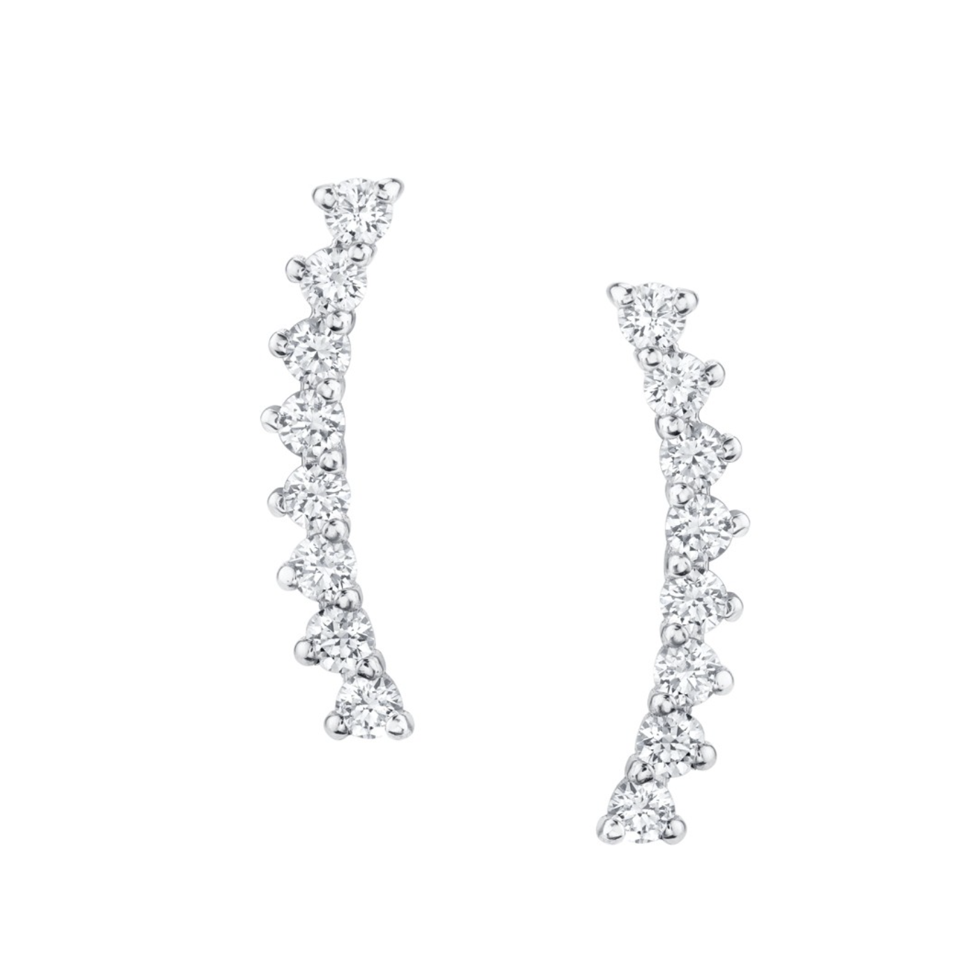 Upward Diamond Earrings