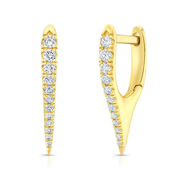 Brea Pointed Hoop Earrings